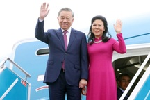 Tổng Bí thư Tô Lâm và Phu nhân lên đường thăm Indonesia và Singapore