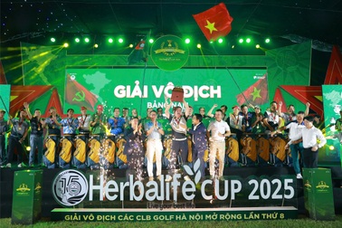 G81 thắng giải Vô địch các câu lạc bộ Golf Hà Nội mở rộng-Herbalife Cup 2025