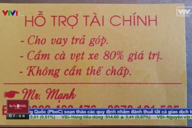 Cho vay nặng lãi ẩn danh, hàng trăm con nợ "sập bẫy"