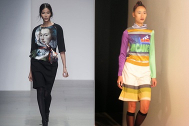 Hoàng Thùy, Huyền Trang trình diễn tại tuần lễ thời trang London