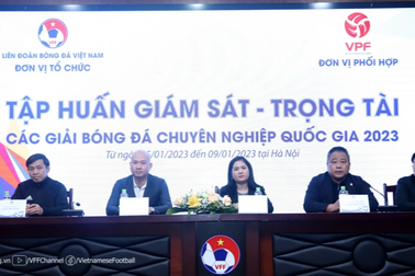 VFF và VPF tổ chức tập huấn giám sát, trọng tài các giải chuyên nghiệp