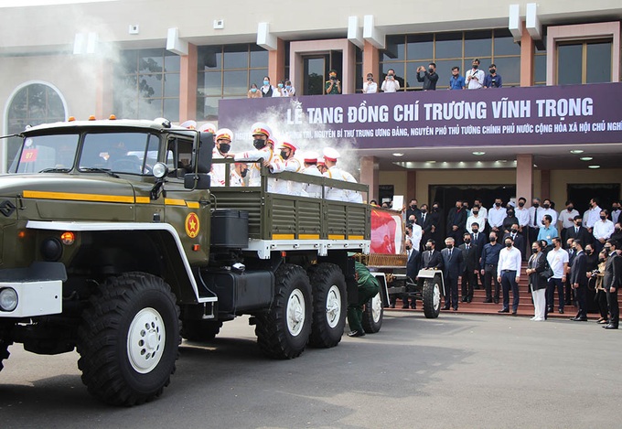 Lễ truy điệu và an táng nguyên Phó Thủ tướng Trương Vĩnh Trọng - Ảnh 8.
