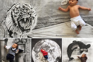 Bật cười với “ngôi sao điện ảnh”… 10 tháng tuổi