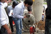 Khám nghiệm công trình sảnh khách sạn Sailing Tower bị sập