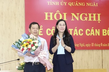 Trưởng Ban Tổ chức Tỉnh ủy Quảng Ngãi được bầu làm Phó Bí thư Tỉnh ủy