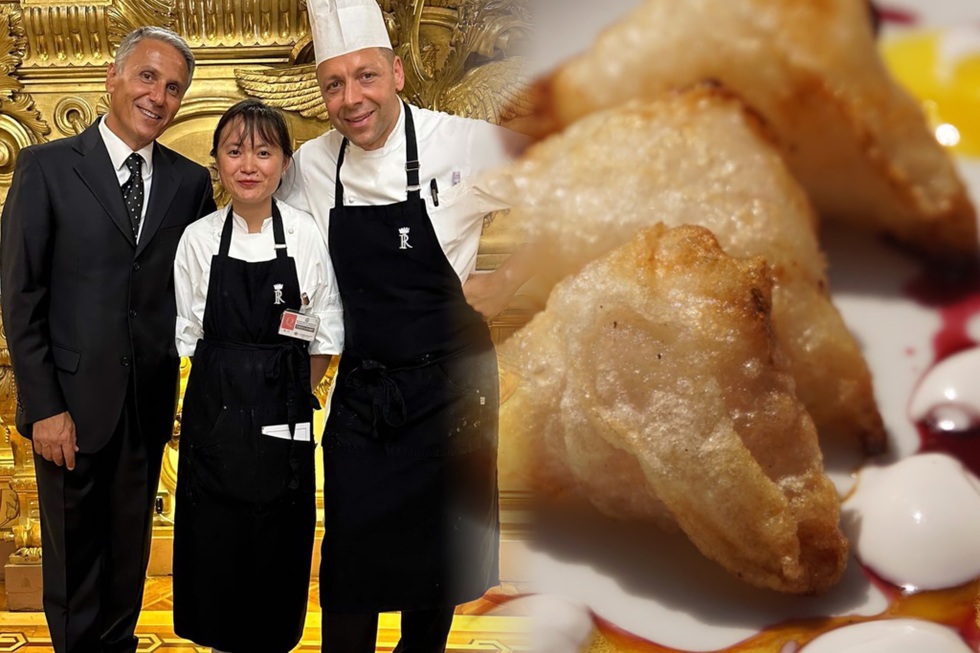 Món nem rán chưa có tiền lệ ở Quốc yến Phủ Tổng thống Ý của cô gái Việt