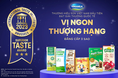Sản phẩm của Vinamilk đạt 3 sao từ giải thưởng Superior Taste Award