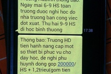 Hà Nội: Hoang mang vì hàng trăm học sinh bất ngờ nghỉ học