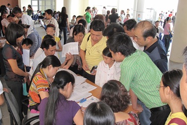 Căng thẳng “thi đấu” vào lớp 6