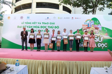 28 học sinh xuất sắc được vinh danh Đại sứ Văn hóa Đọc
