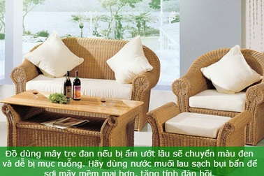 Mẹo hay bảo quản đồ đạc mùa nồm ẩm