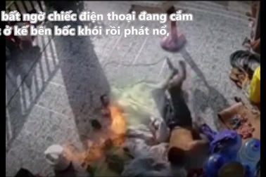 Clip cho thấy lý do vì sao không nên nằm ngủ cạnh điện thoại đang cắm sạc