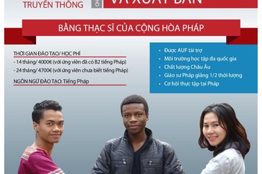 Viện Quốc tế Pháp ngữ tuyển sinh chương trình Thạc sĩ Truyền thông số & Xuất bản