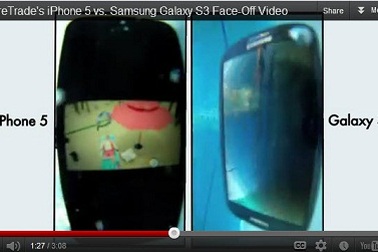 iPhone 5 "hạ gục" Galaxy S III trong màn thử độ bền