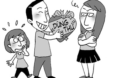 Khi chàng lấy hàng dùng thử làm quà tặng