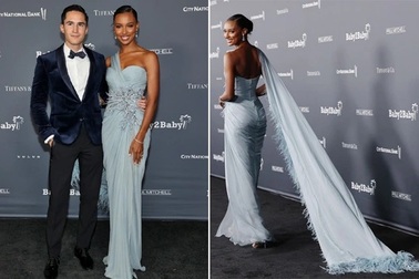 Siêu mẫu áo tắm Jasmine Tookes xuất hiện ấn tượng sau đám cưới như mơ