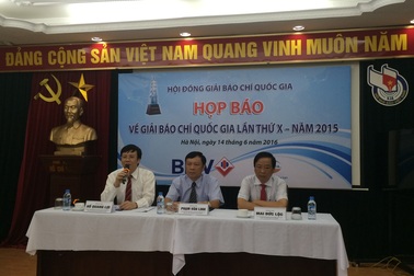 92 tác phẩm đoạt Giải báo chí Quốc gia