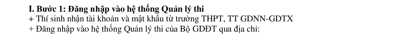 Chi tiết các bước đăng ký dự thi tốt nghiệp THPT online năm 2024 - 1