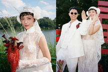 Khánh Linh tiết lộ ý nghĩa 3 bộ váy trong lễ ăn hỏi với bạn trai thiếu gia