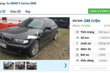 Những chiếc ô tô BMW cũ này đang rao bán tầm giá 200 triệu đồng tại Việt Nam