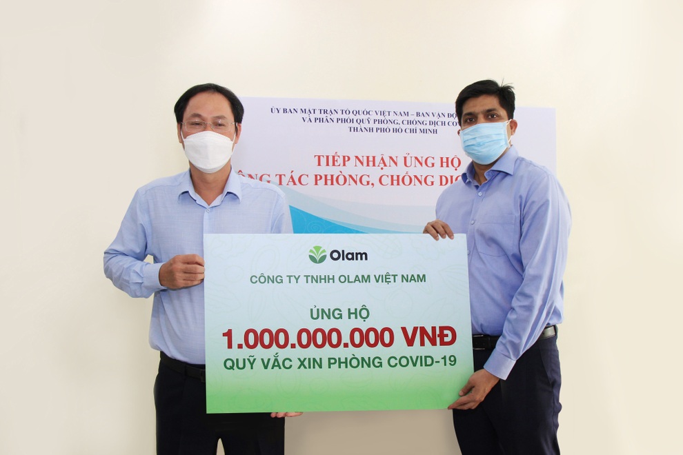 OLAM đóng góp vào nỗ lực phủ sóng vắc xin của Chính phủ - 2 OLAM đóng góp vào nỗ lực phủ sóng vắc xin của Chính phủ - 2