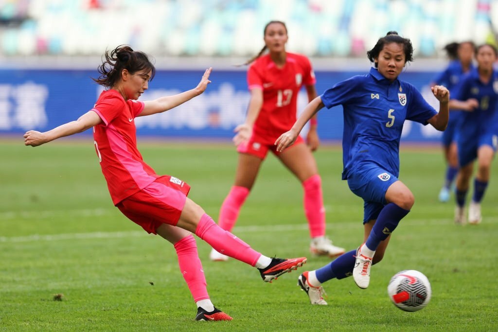 Tim putri Thailand kalah 1-10 dari Korea Selatan - 1 Đội tuyển nữ Thái Lan thua đậm 1-10 trước Hàn Quốc - 1