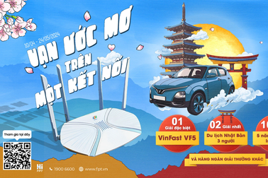 Tham gia chương trình "Vạn ước mơ trên một kết nối" để có cơ hội trúng xe VinFast VF5