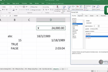 Học tin học Excel: Lưu ý cần thiết khi sử dụng kiểu dữ liệu khác nhau