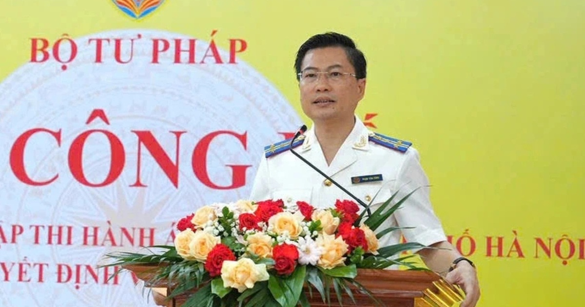 Ông Phạm Văn Dũng làm Trưởng Thi hành án dân sự TP Hà Nội
