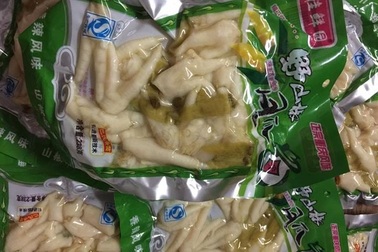 Chân gà muối Trung Quốc 9 tháng không hỏng tràn "chợ mạng"