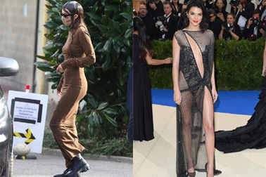 Kendall Jenner mặc đồ già nua và kỳ dị trên phố