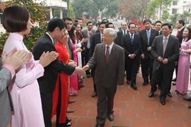 Tổng Bí thư thăm, chúc Tết tại Đông Anh, Phú Xuyên