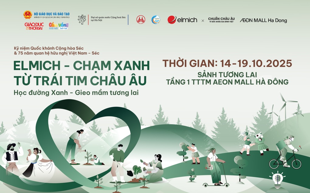Elmich lan tỏa tinh thần sống xanh qua sự kiện “Chạm xanh từ trái tim châu Âu” - 1 Elmich lan tỏa tinh thần sống xanh qua sự kiện “Chạm xanh từ trái tim châu Âu” - 1
