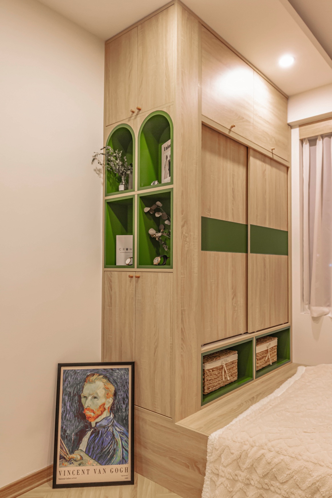 Căn hộ cực chill với màu cam cháy, chủ nhà tự thiết kế, đồ mua trên mạng - 15 Căn hộ cực chill với màu cam cháy, chủ nhà tự thiết kế, đồ mua trên mạng - 15