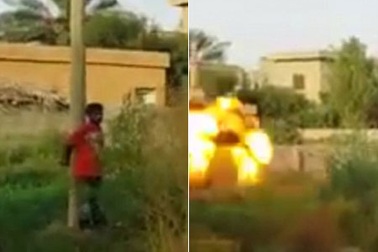  IS phóng hỏa tiễn bazooka xử tử người chống đối