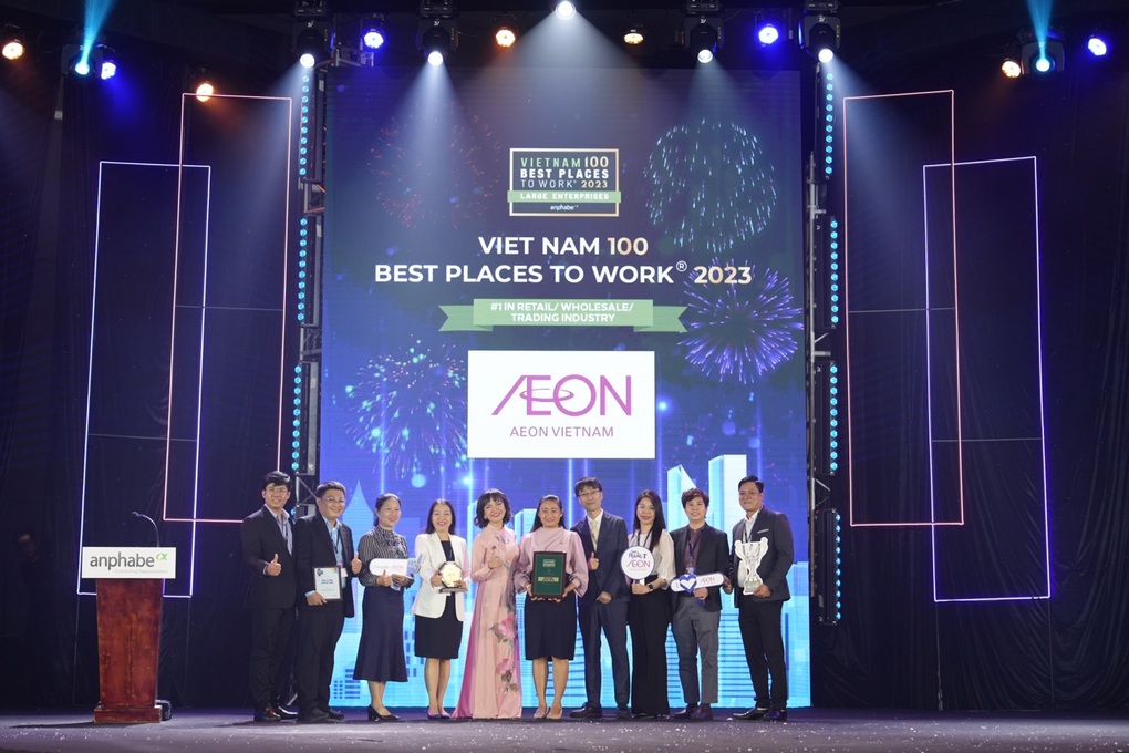AEON Việt Nam dẫn đầu Nơi làm việc tốt nhất Việt Nam ngành bán lẻ - 3 AEON Việt Nam dẫn đầu Nơi làm việc tốt nhất Việt Nam ngành bán lẻ - 3