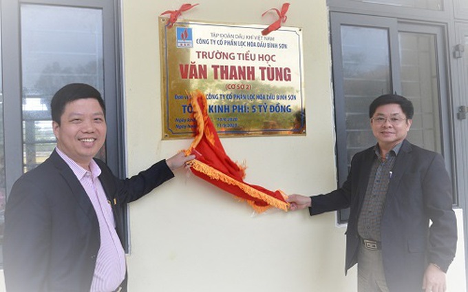 BSR tài trợ Trường Tiểu học Văn Thanh Tùng (Quảng Nam) - Ảnh 1.