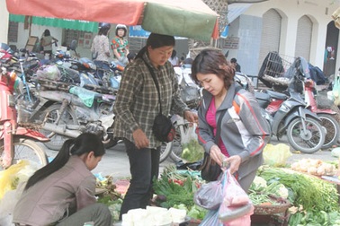 Thị trường lương thực, thực phẩm Hà Nội tăng giá