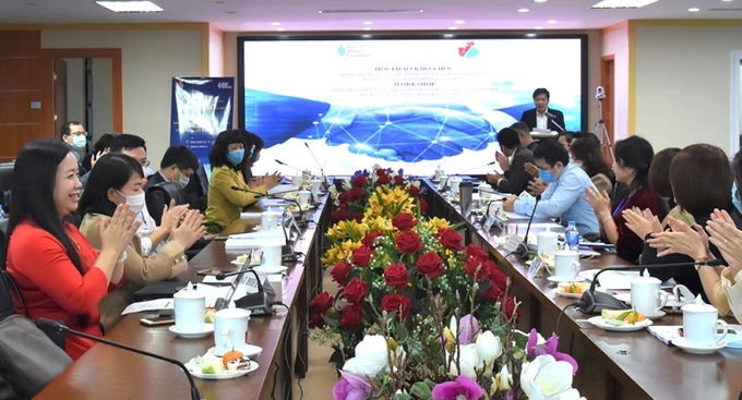 PGS, TS Lê Thanh Hà, Chủ tịch Hội đồng trường phát biểu khai mạc hội thảo.