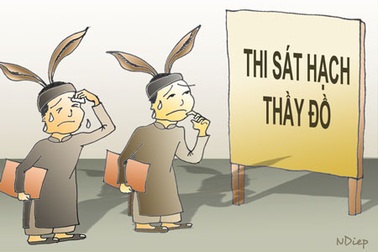 Ông đồ rởm bị “đình chỉ” hành nghề