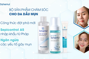 Sahemul ra mắt bộ 3 sản phẩm hỗ trợ làm sạch da, ngăn ngừa mụn