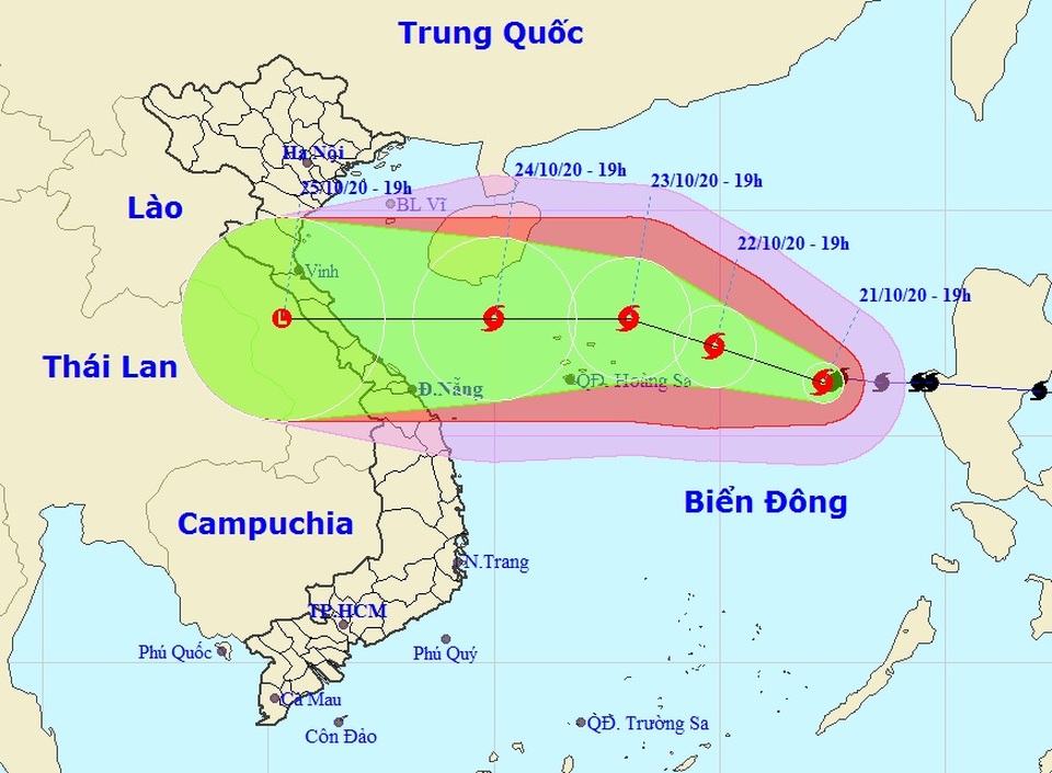 Bão Saudel giật cấp 13 đang tiến gần Quần đảo Hoàng Sa - 1 Bão Saudel giật cấp 13 đang tiến gần Quần đảo Hoàng Sa - 1