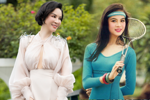 "Nữ hoàng ảnh lịch" Thanh Mai quyến rũ với trang phục khoét eo, xẻ ngực