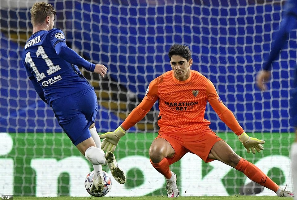 Hàng công gây thất vọng, Chelsea bị Sevilla cầm chân trên sân nhà - 2 Hàng công gây thất vọng, Chelsea bị Sevilla cầm chân trên sân nhà - 2