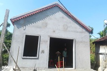 Ngôi nhà Nhân ái hình thành sau thời gian ngắn được khởi công