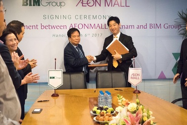 BIM Group ký kết hợp đồng hợp tác với AEONMALL Việt Nam