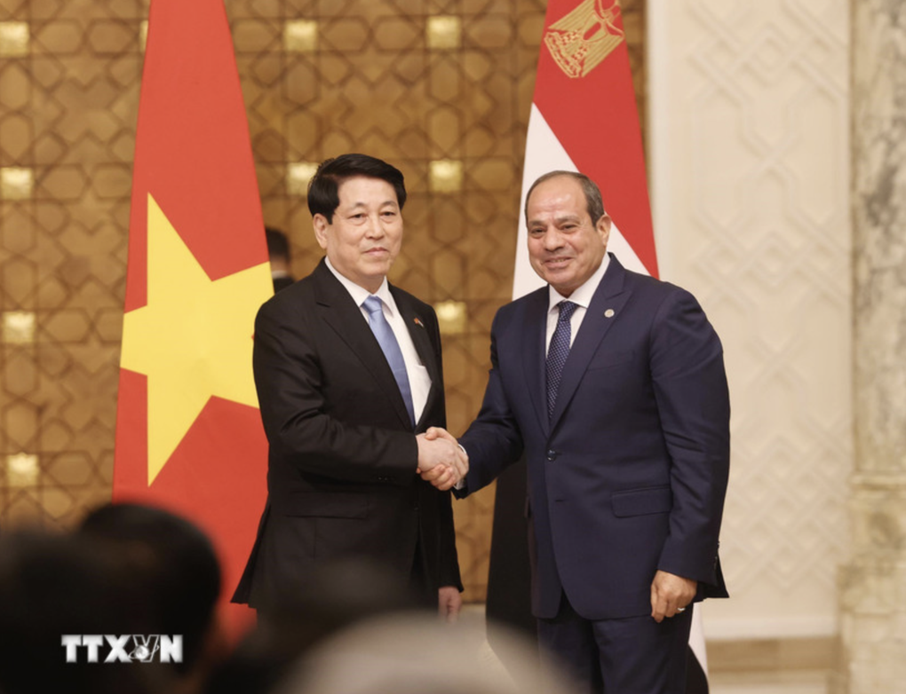 Tuyên bố chung Việt Nam - Ai Cập về nâng cấp quan hệ lên Đối tác Toàn diện - 1 Tuyên bố chung Việt Nam - Ai Cập về nâng cấp quan hệ lên Đối tác Toàn diện - 1