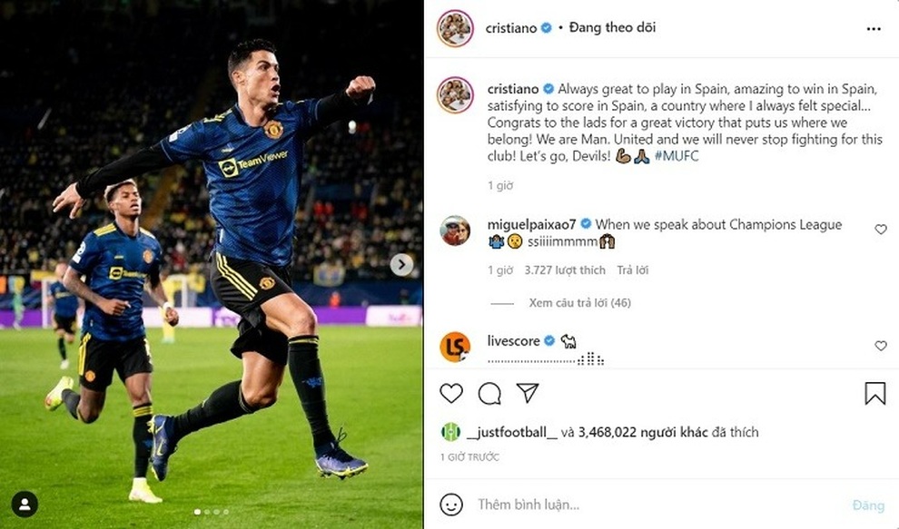 C.Ronaldo nói gì sau khi lập kỷ lục ghi bàn ở Champions League? - 3 C.Ronaldo nói gì sau khi lập kỷ lục ghi bàn ở Champions League? - 3