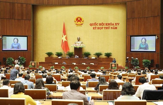Quang cảnh kỳ họp thứ 5, Quốc hội khóa XV.