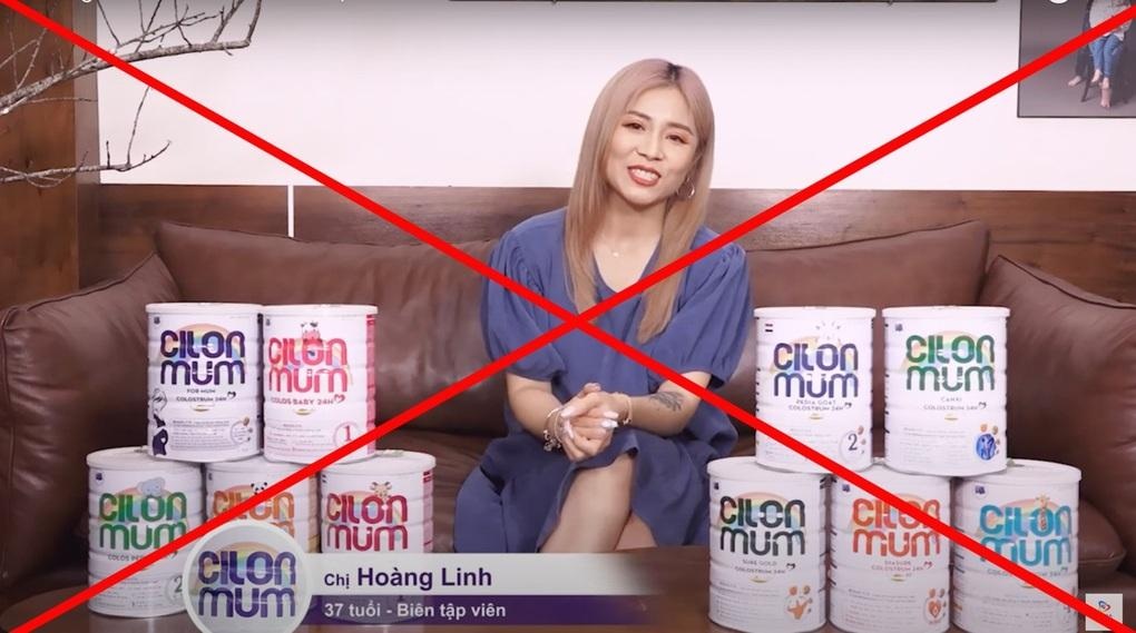 Động thái của MC Hoàng Linh sau khi bị xử phạt vì quảng cáo sữa giả - 1